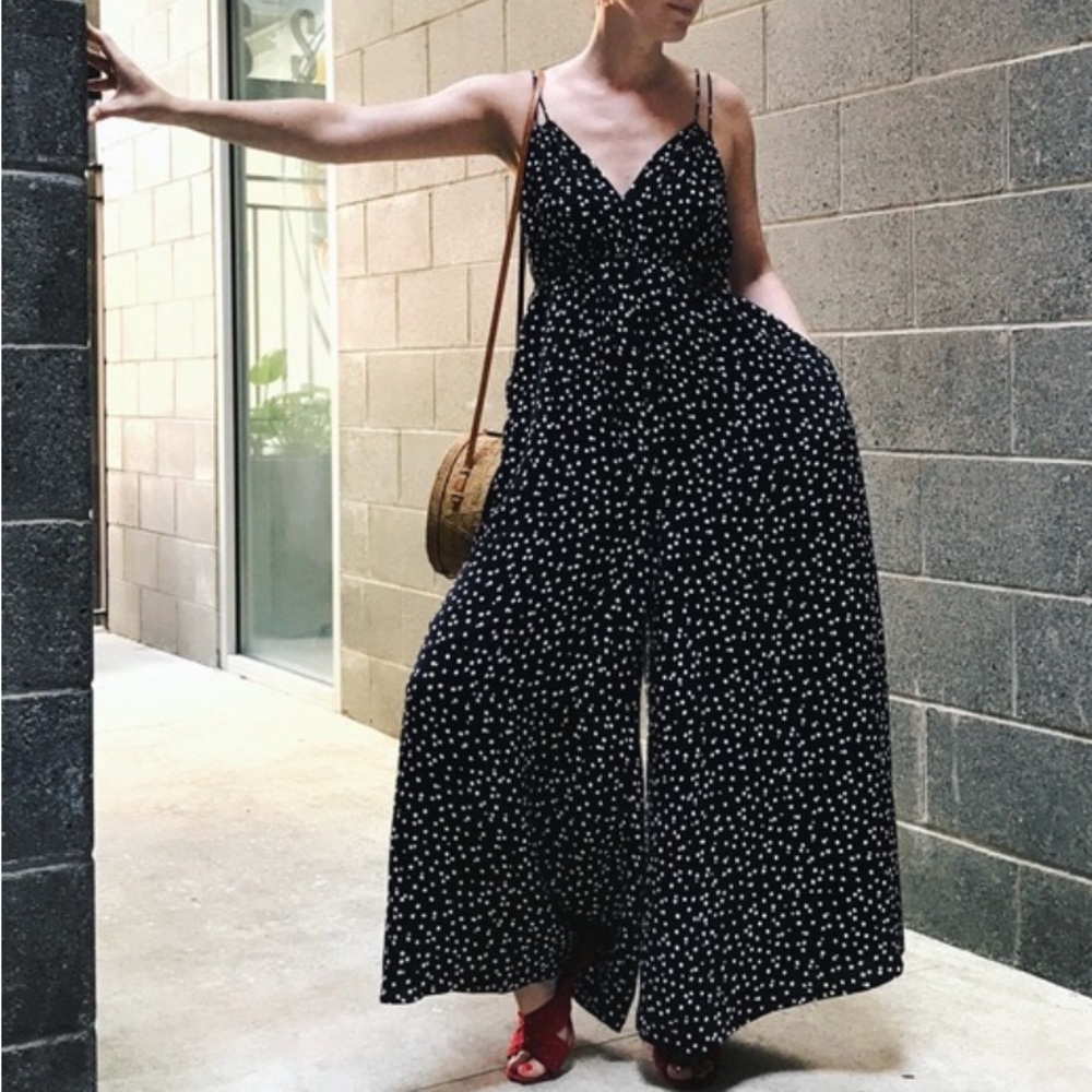 Maeve polka dot jumpsuit